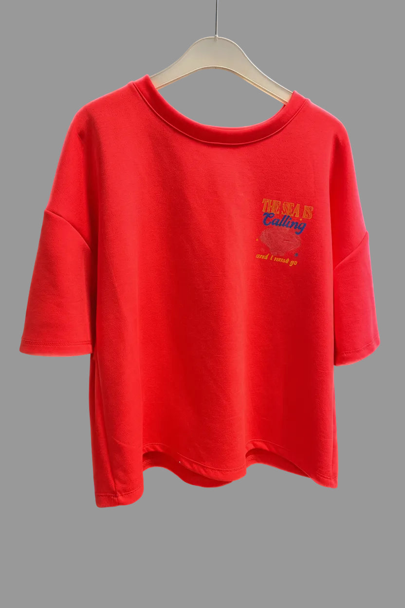 T-Shirt "The sea is calling"
