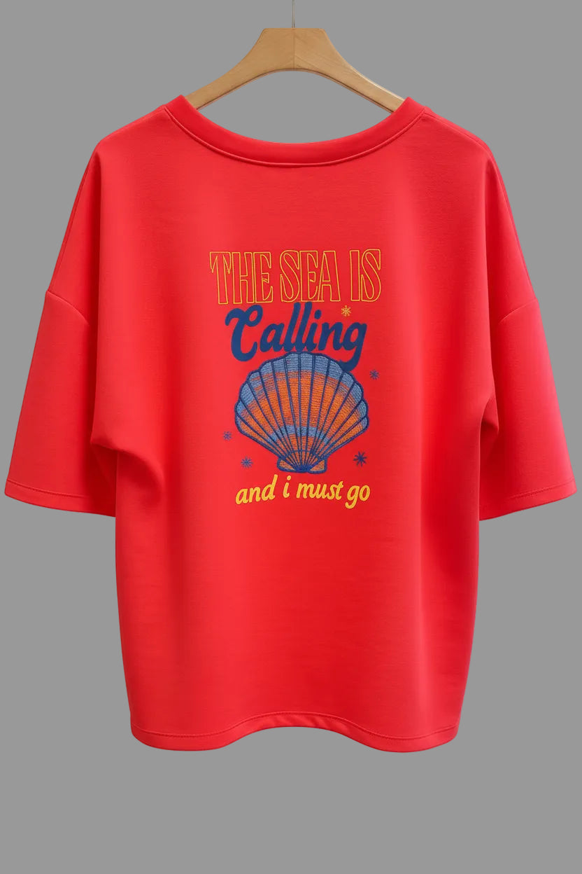T-Shirt "The sea is calling"